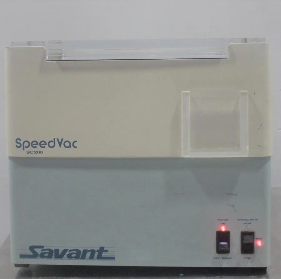 Savant SC200 Speed Vac Concentrator CLEARANCE! As-Is