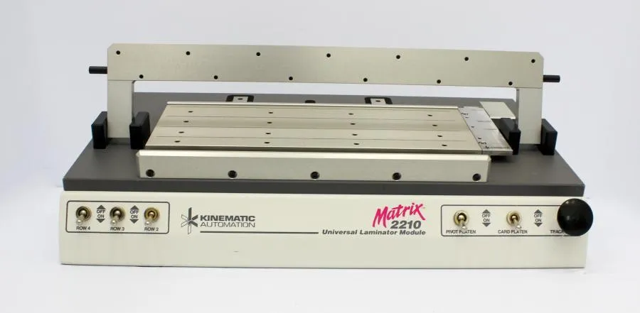 Kinematic Automation Matrix CE 2210 laminator Module for Test Strips