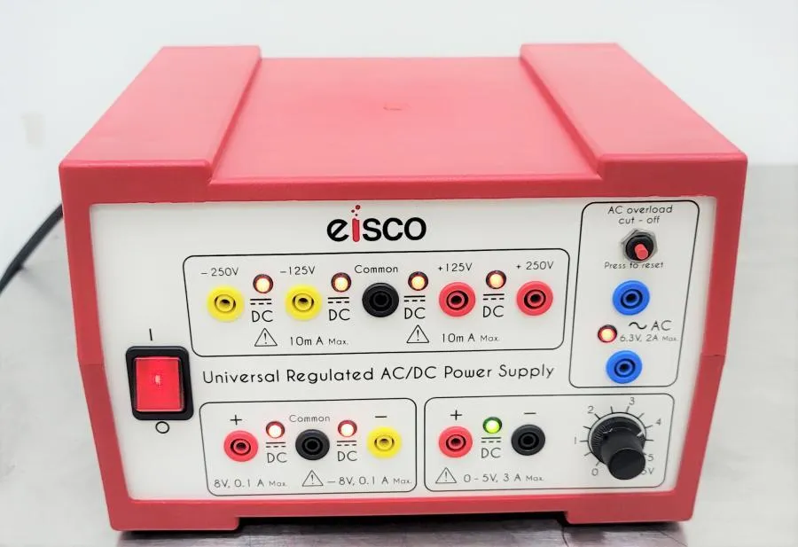 Eisco Universal Regulated AC/DC Power Supply ESR-U CLEARANCE! As-Is