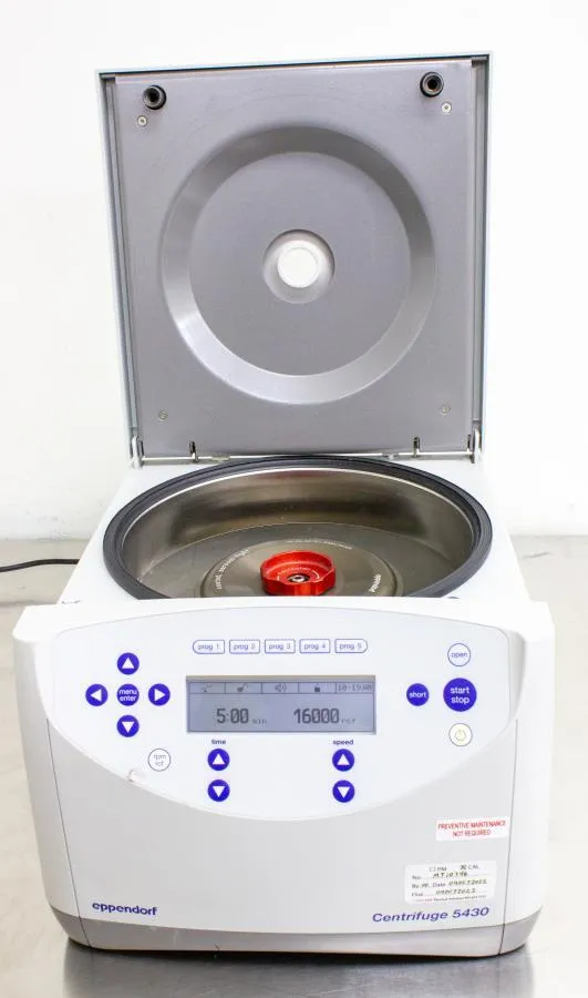 Eppendorf High Speed Benchtop Micro Centrifuge 543 CLEARANCE! As-Is