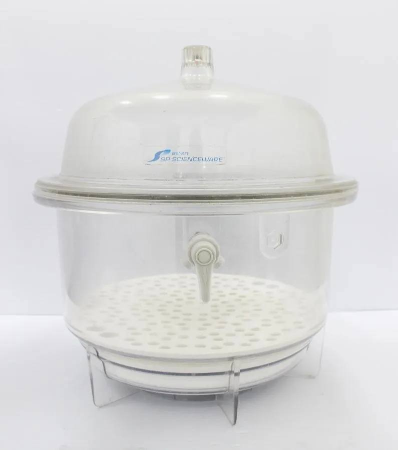 Bel-Art SP Scienceware F42400-2221 Round Vacuum Desiccator, 10L