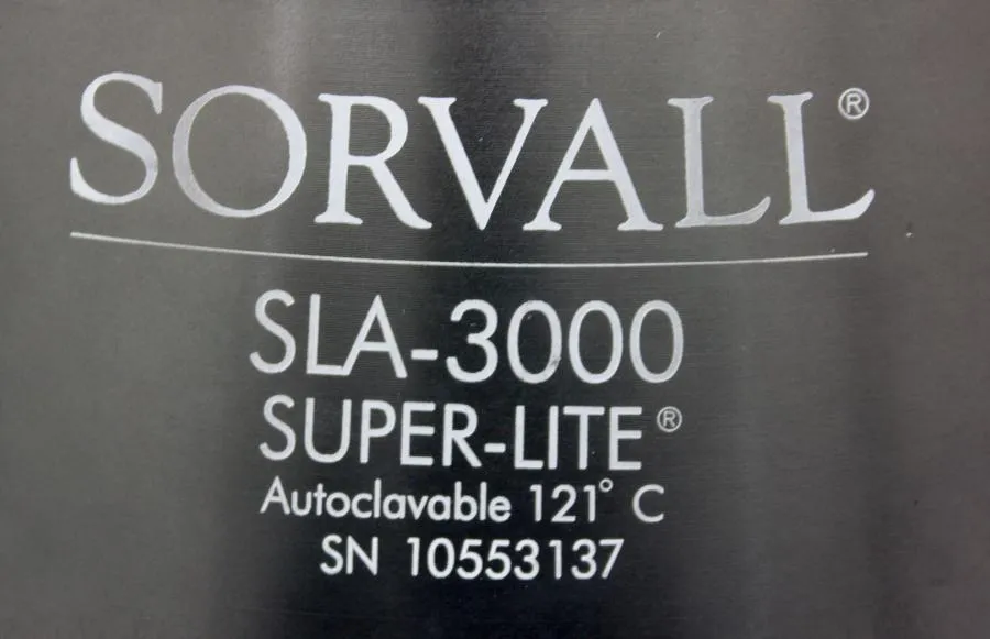 Sorvall SLA-3000 Super-Lite Autoclavable Rotor CLEARANCE! As-Is