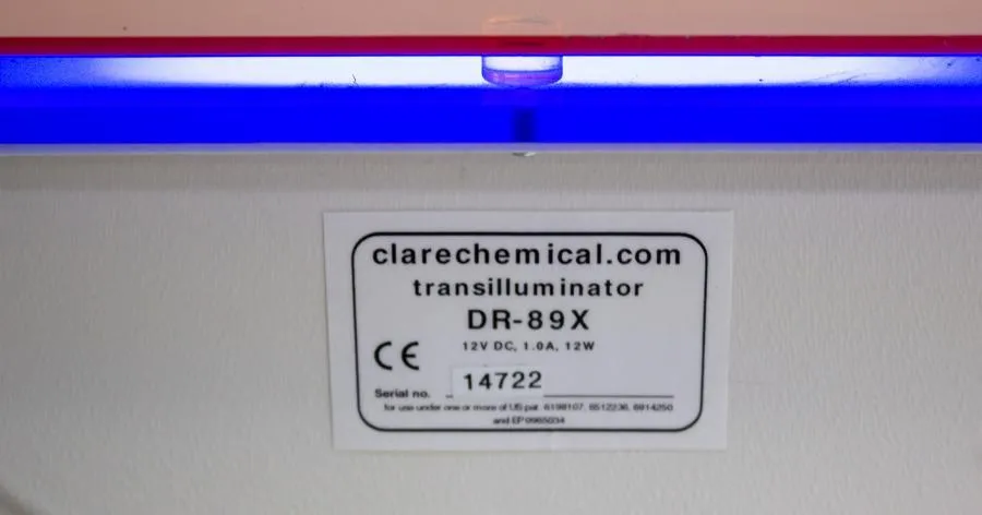Clare Chemical Research DarkReader Transilluminator DR-89X