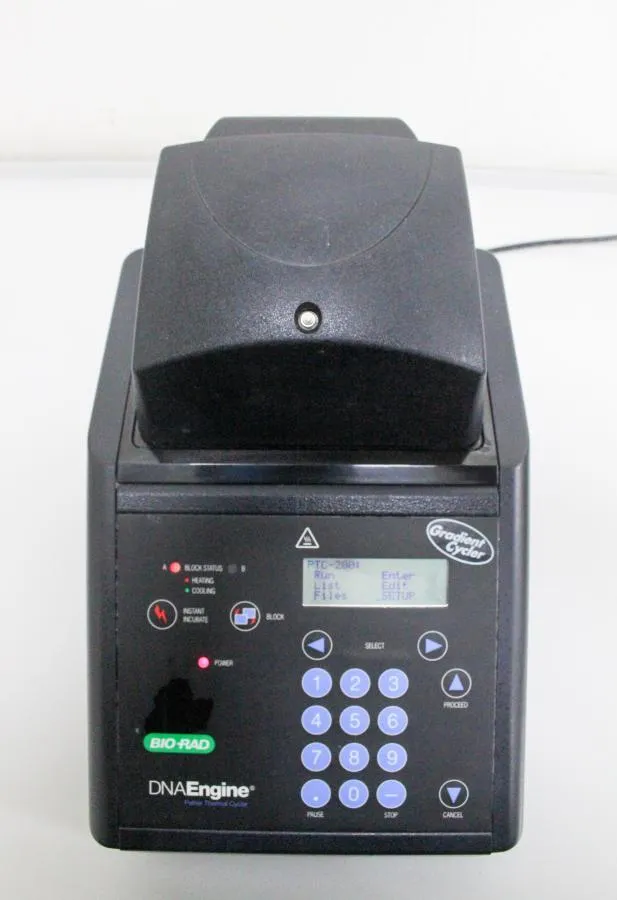 BioRad PTC0200 DNA Engine Thermal Cycler with Alpha Unit Block Assembly RPN06912