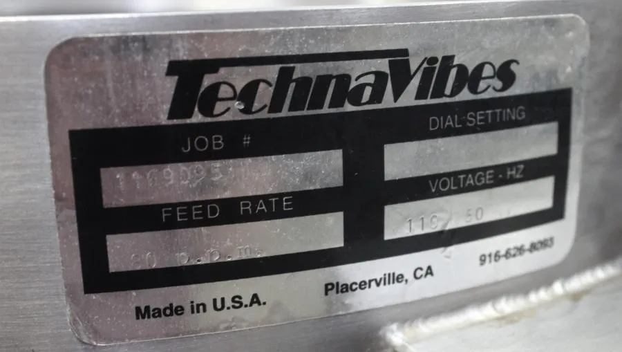TechnaVibes 24 inch Vibratory Feeder Bowl 1169095
