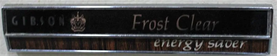 Gibson Model RT19F7WR Frost Clear Refrigerator