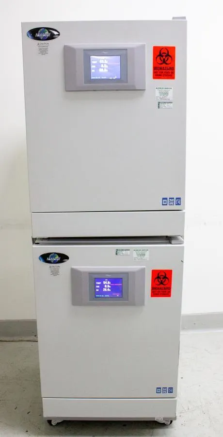 NuAire NU-5720 Direct Heat CO2 Incubator Dual Chamber Double Stack