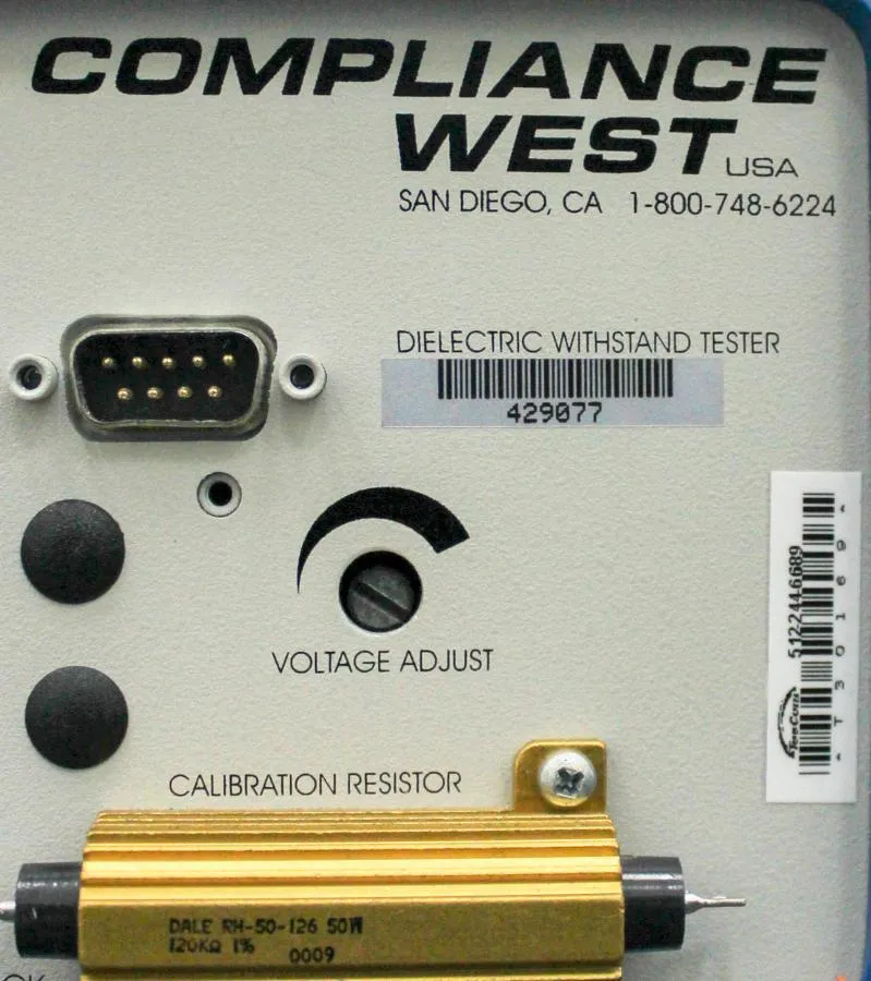 Compliance West Dielectric withstand tester Model: HT-2800