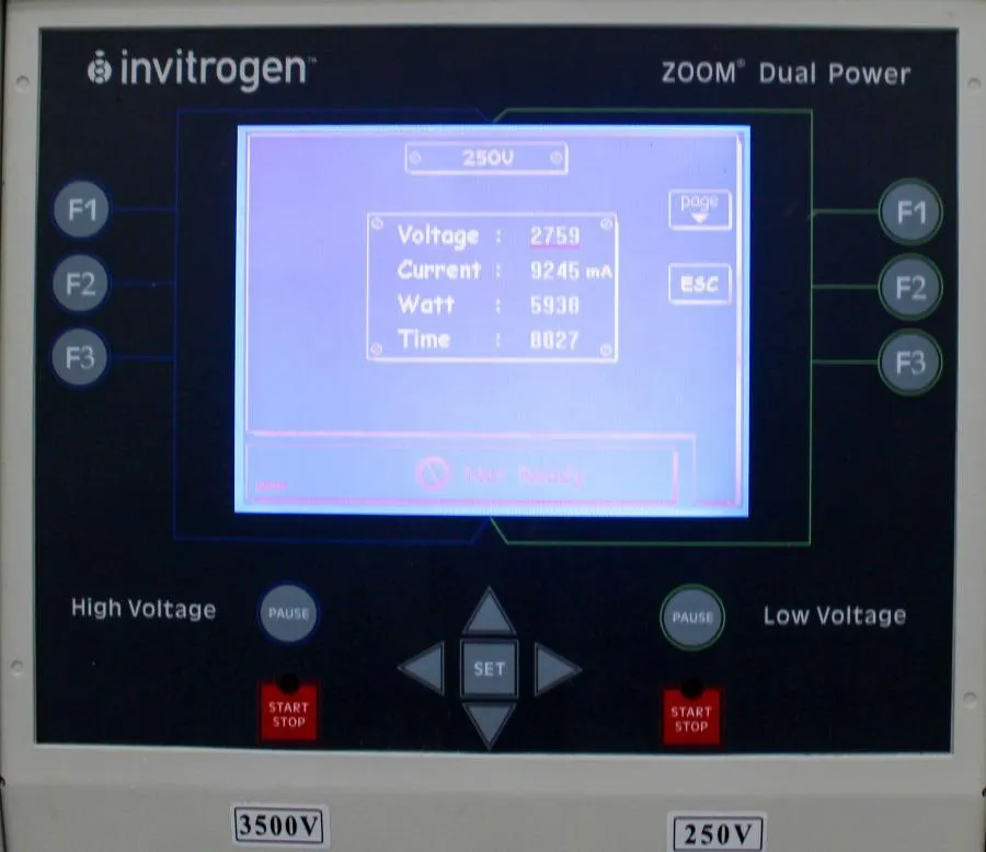 Invitrogen Corporation Zoom Dual Power Supply for Electrophoresis Model: ZP10001