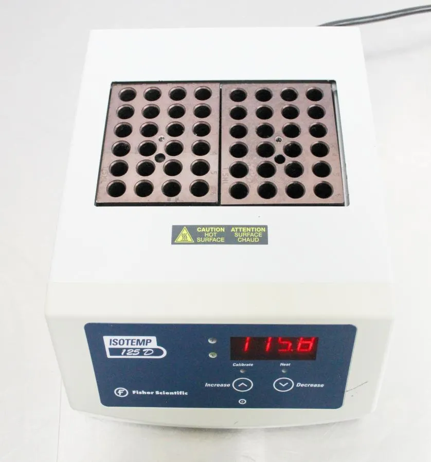 Fisher Scientifc Isotemp Digital Dry Bath Heat Block Model 125D