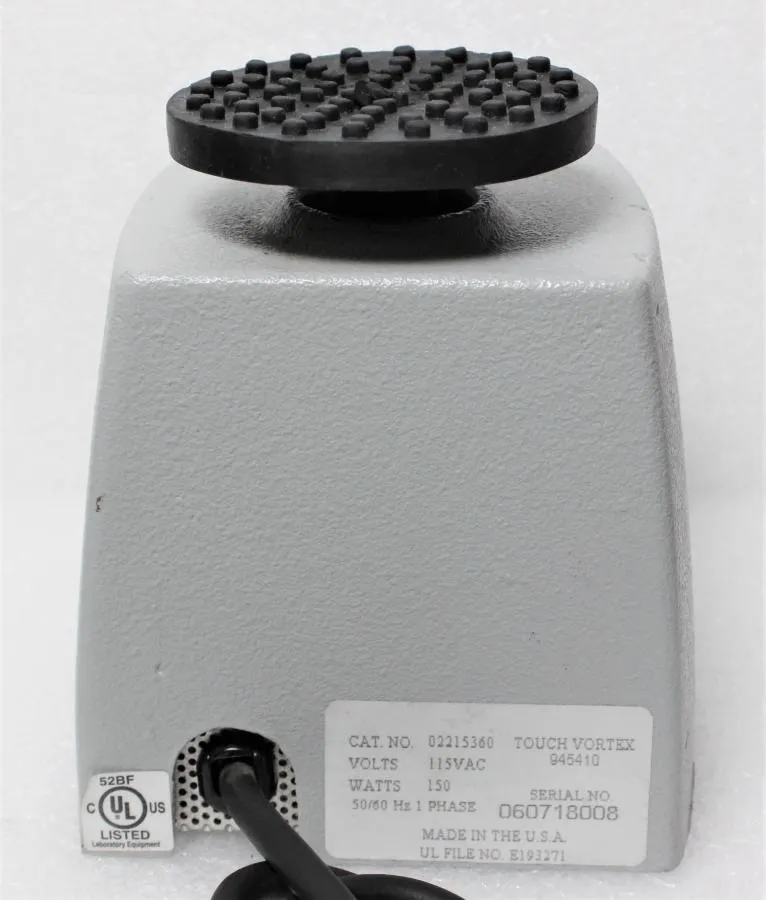Fisher Scientific Fixed Speed Touch Mini Vortexer 02215360