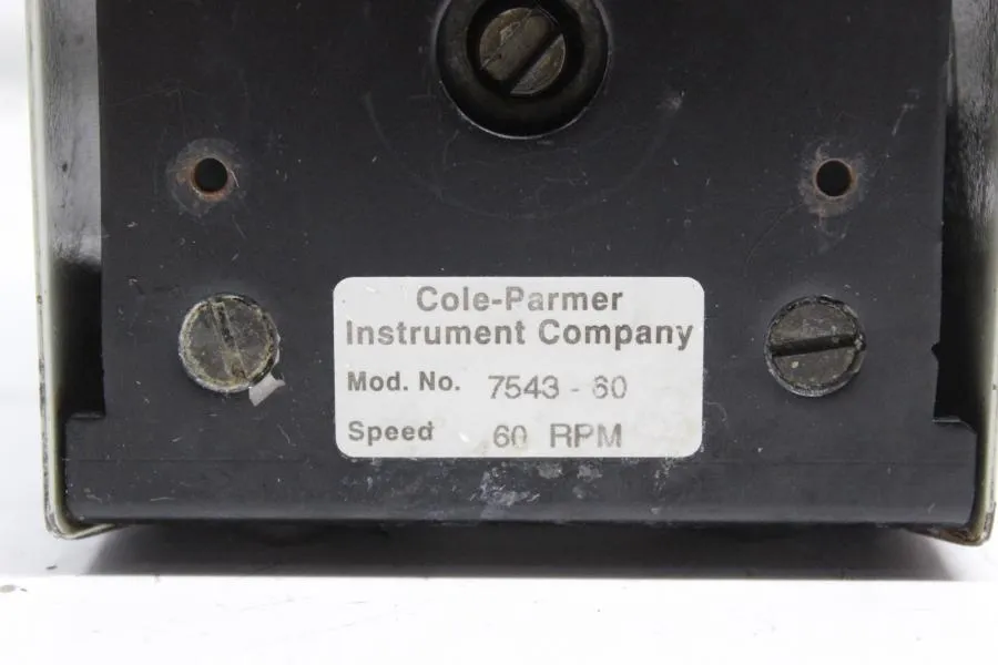 Cole-Parmer MasterFlex Pump Drive 7543-60