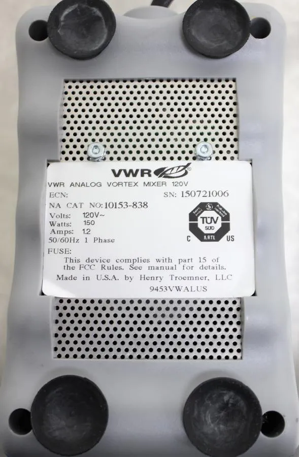 VWR Analog Vortex Mixer 10153-838