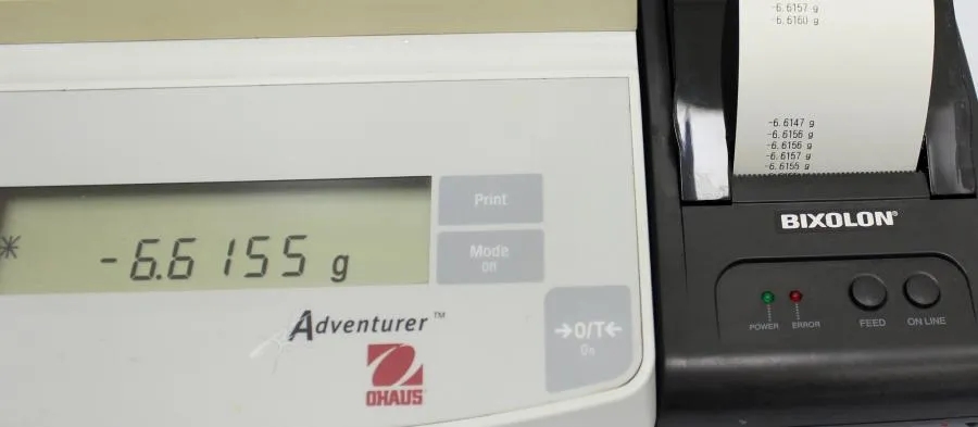 OHAUS Adventurer Analytical Balances & Printer Model: AR0640