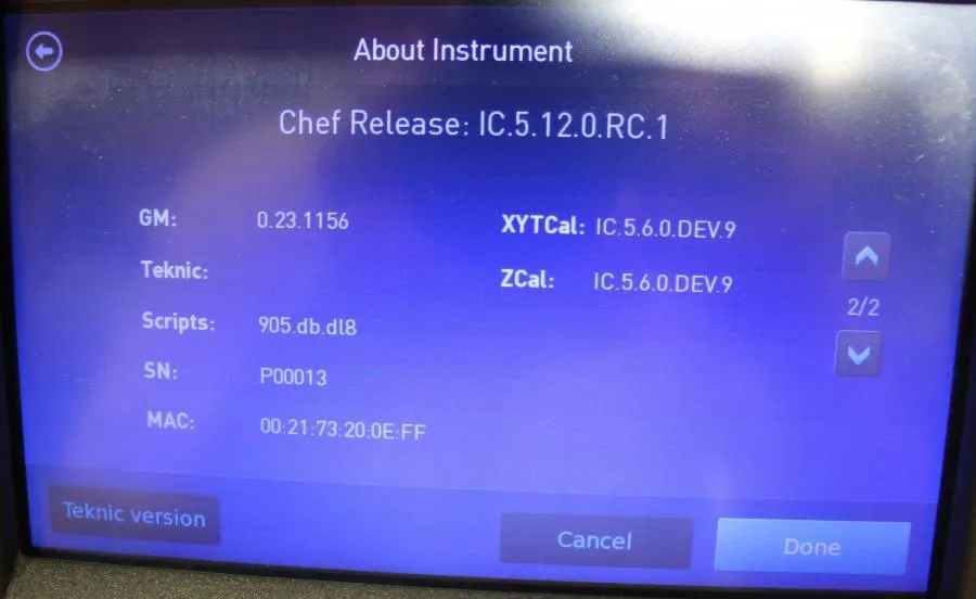 Ion Torrent Ion Chef Instrument Sequencer