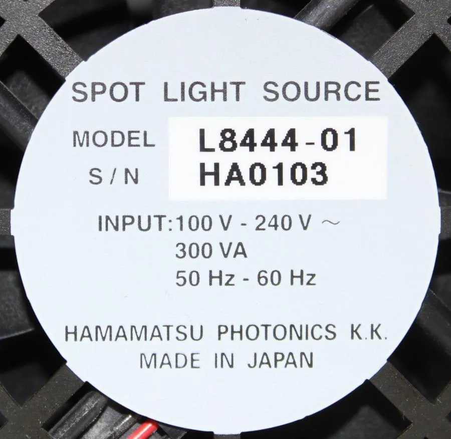 Hamamastu UV Spot Lightsource LC4