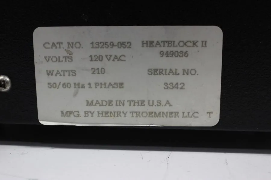 VWR Digital Heatblock II 949036