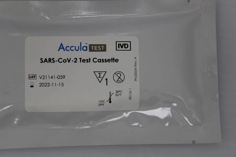 Accula Test SARS-CoV-2 Test Cassette (2 packs of 40ea bag )