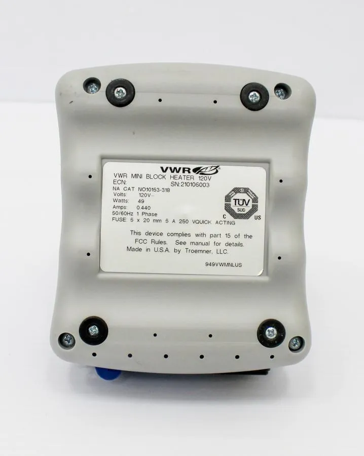 VWR Mini Block Heater 120V