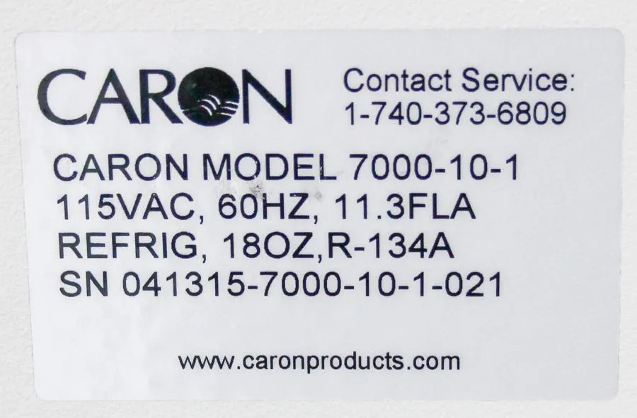 Caron Environmental Chamber Model 7000-10-1