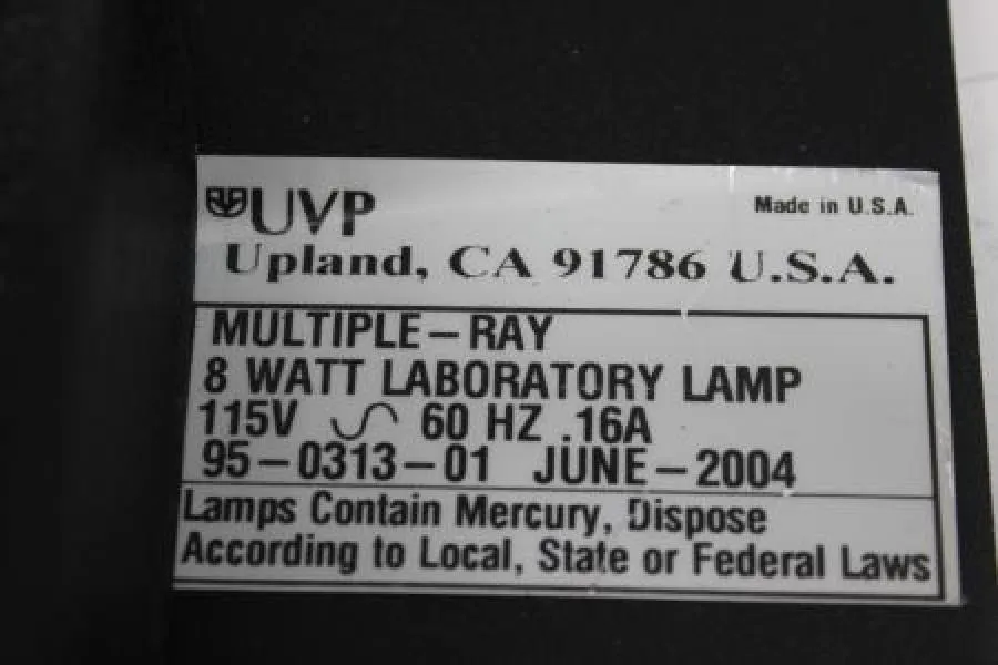 UVP Multiple-Ray 8 Watt Adjustable Laboratory Lamp 95-0313-01