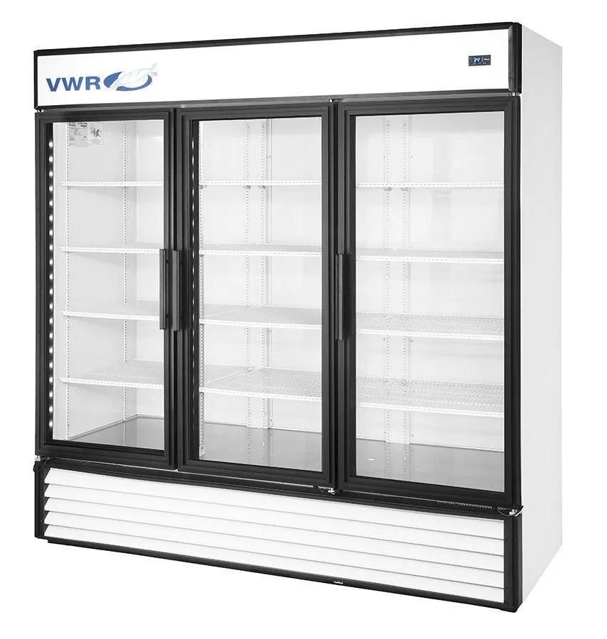 VWR Scientific Refrigerator, Glass Door Merchandiser Model GDM-72-SCI-HC-TSL01