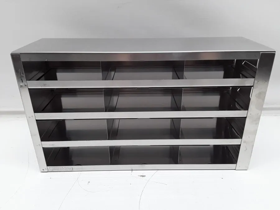 Stainless Steel Freezer Racks with Drawers for Upright Freezers 3x4 Configuratio