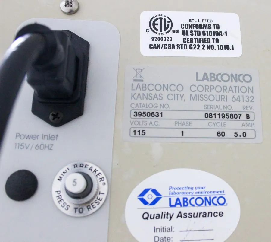 Labconco 6' XPert Filtered Balance System, Deep w/ Guardian Airflow Monitor
