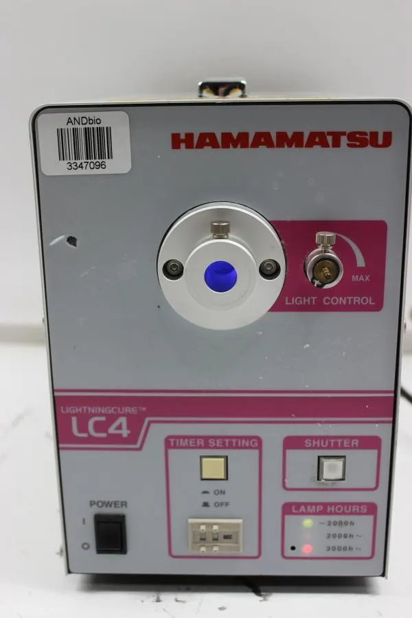 Hamamastu Lightningcure UV Spot Light Source  LC4 L8444-01