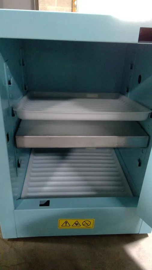 4 Gallon, 1 Shelf, 1 Door, Self Close, Corrosives/Acid Steel Safety Cabinet, Sur