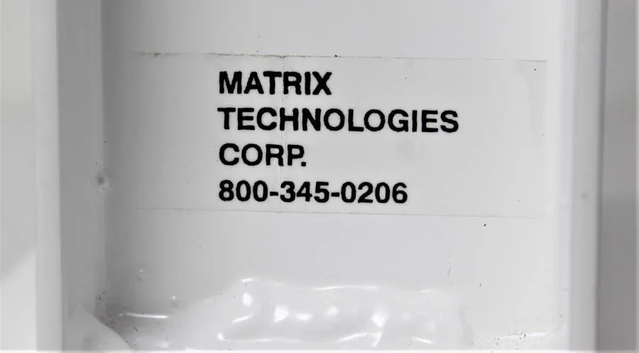 Matrix Electronic Pipette Holder Metal White