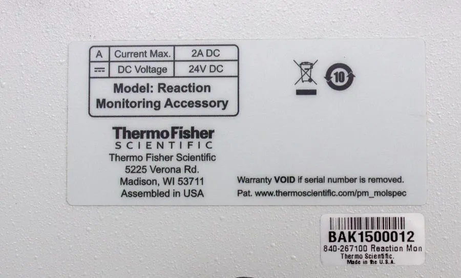 Thermo Reaction Monitoring Accessory for PicoSpin CLEARANCE! As-Is