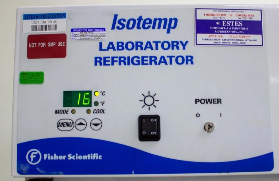 Fisher Scientific Isotemp Laboratory Refrigerator CLEARANCE! As-Is