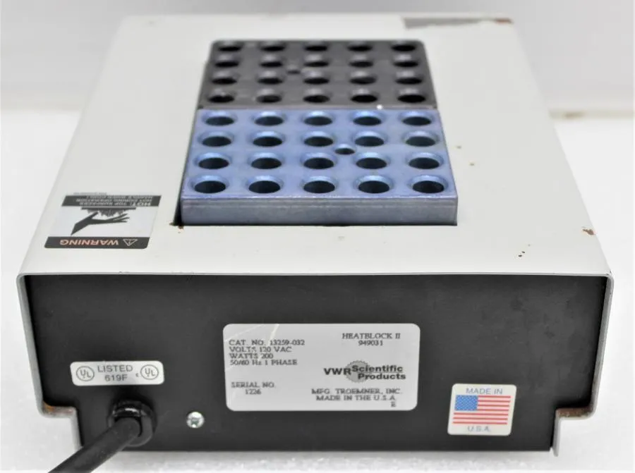 VWR Scientific Standard Heatblock II 13259-032