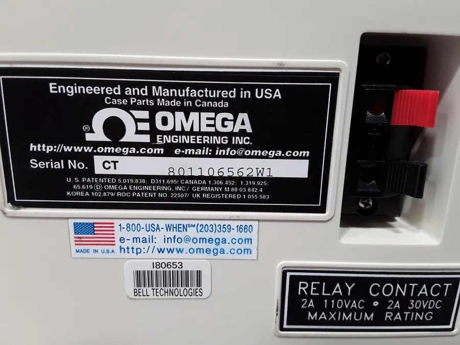 Omega Relay Contact Chart Recorder CT485B