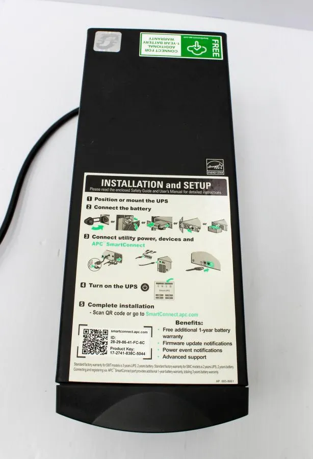 APC Smart-UPS 750 Line Interactive Uninterruptible Power Supply