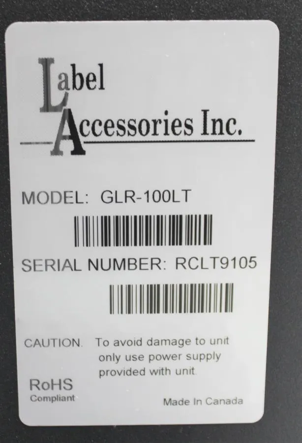Label Accessories Inc GLR-100LT