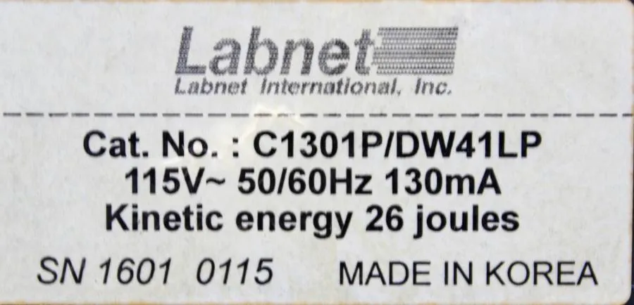 Labnet Spectrafuge C1301P/DW41LP mini laboratory Centrifuge
