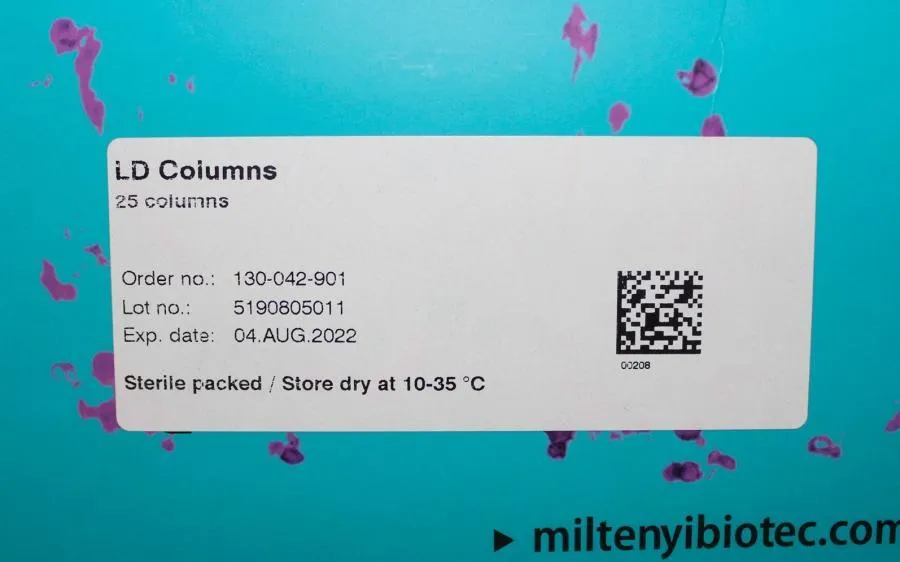 Miltenyibiotec LS Columns 25columns 130-042-901 Set of 5 boxes