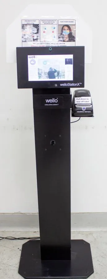 Wello Temperature Screening Station Non-Contact Th CLEARANCE! As-Is