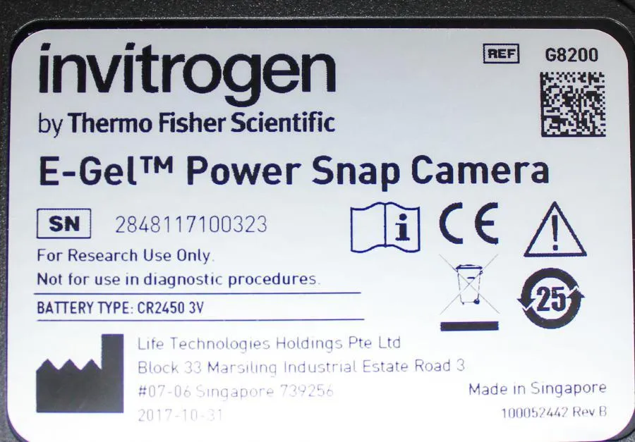 Thermo Fisher - Invitrogen E-Gel Power Snap Electrophoresis system G8300