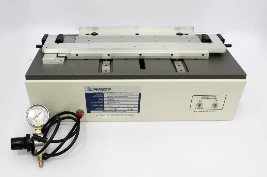 Kinematic Automation Matrix CE 2210 laminator Modu CLEARANCE! As-Is