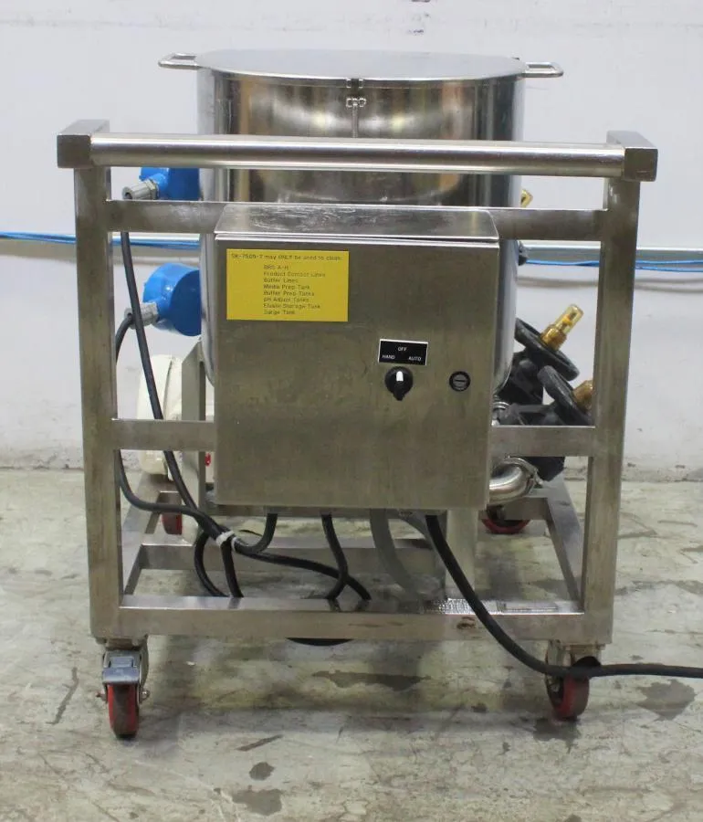 Clean-In-Place (CIP)  5 Gallon Portable Skid with Baldor 2HP Motor