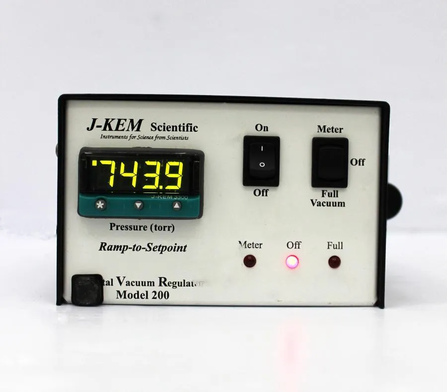J-KEM Scientific Digital Vacuum Regulator Model: 200