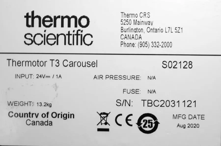 Thermo Scientific T3 Microplate Thermotor Carousel CLEARANCE! As-Is