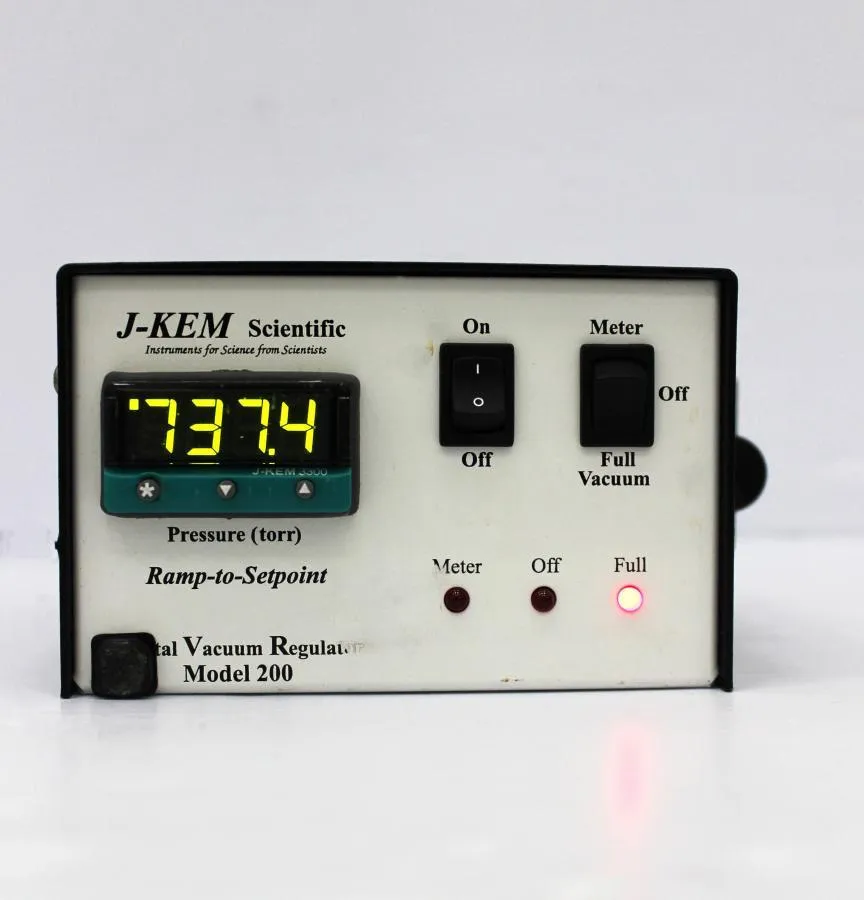 J-KEM Scientific Digital Vacuum Regulator Model: 200