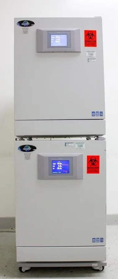 NuAire NU-5720 Direct Heat CO2 Incubator Dual Chamber Double Stack