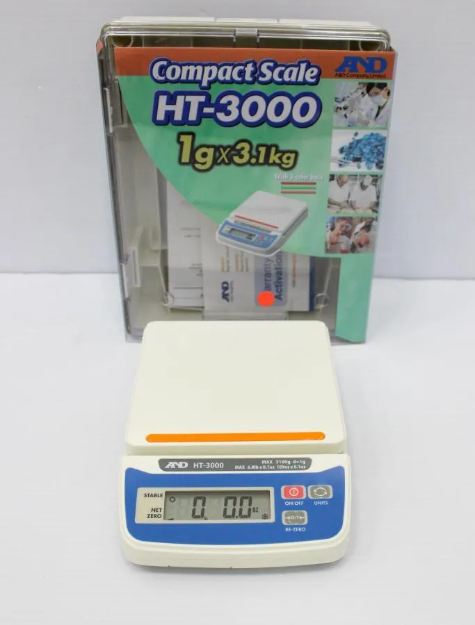 AND HT-3000 Compact Scale 3100g X 1g