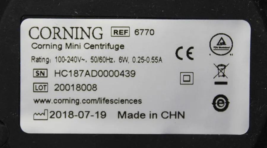 Corning LSE Mini Microcentrifuge 6770