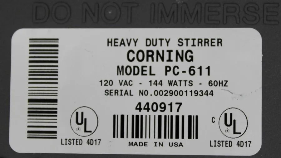 CORNING Magnetic Stirrer Heavy Duty PC-611